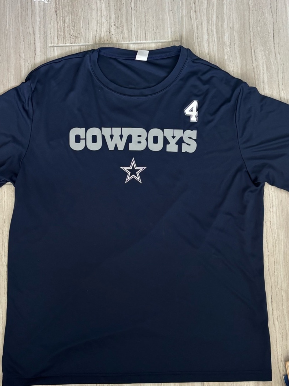 NFL Dallas Cowboys Navy Blue Performance Shirt
